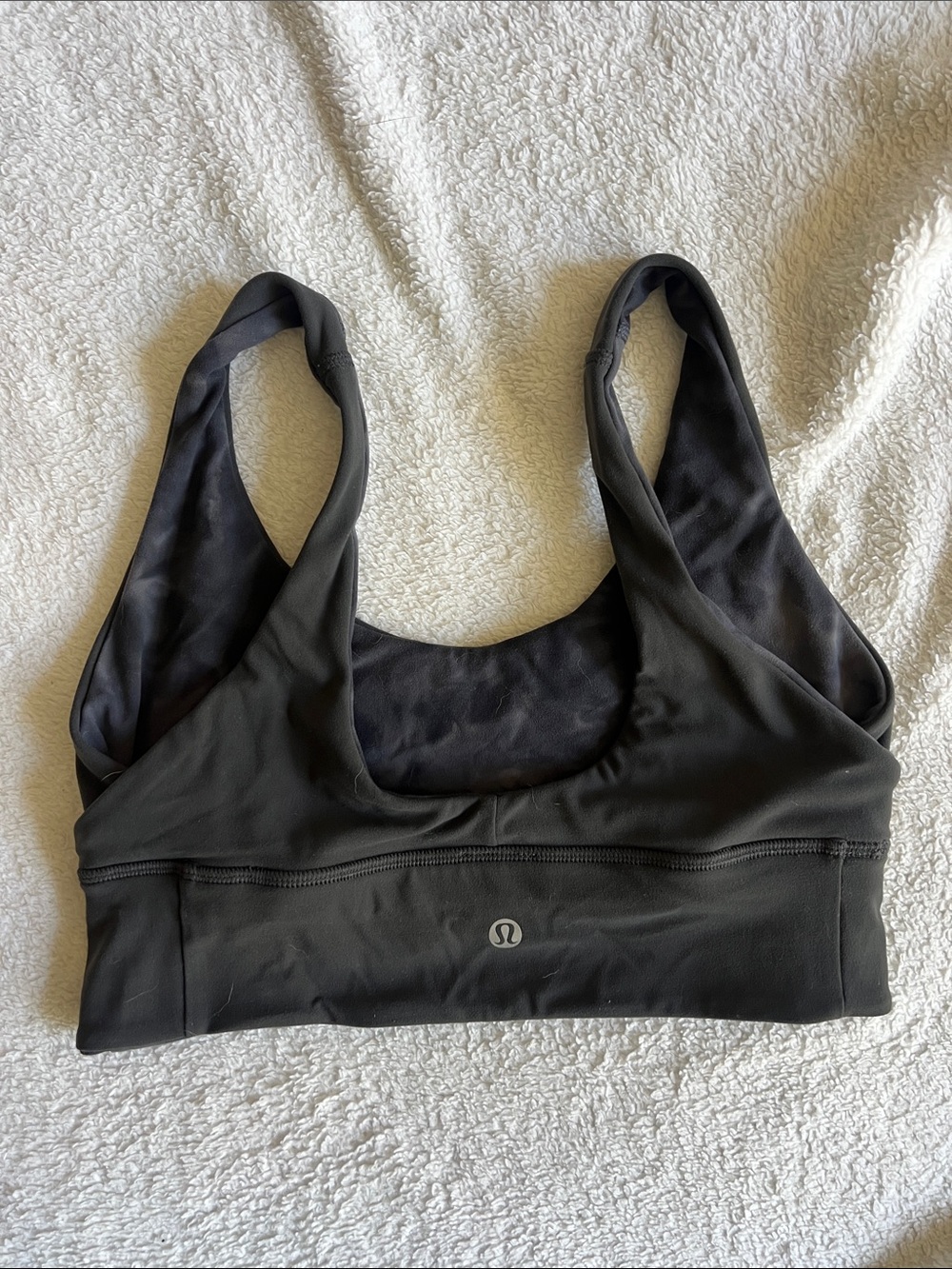 Lululemon Align Bra Diamond Dye Pitch Grey Graphite Grey/Graphite Grey - Size 6 - Picture 6 of 6